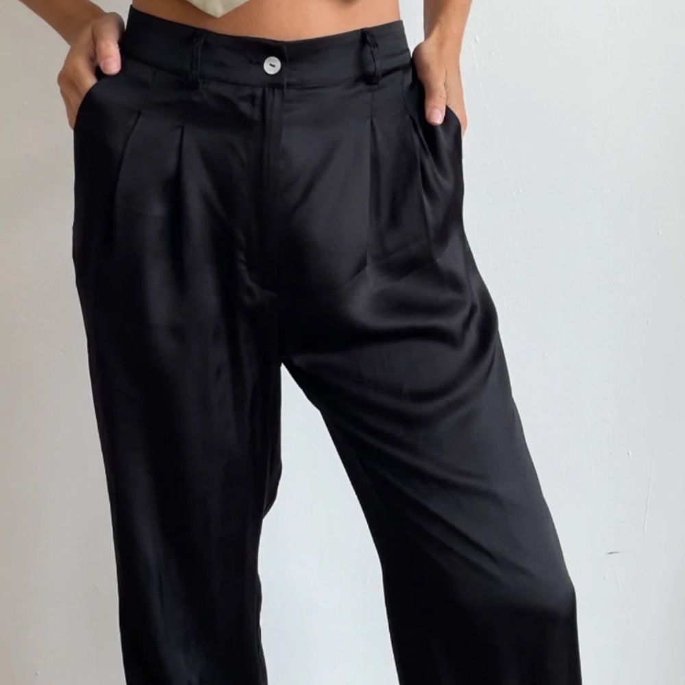 DONNI silky pleated trouser XS